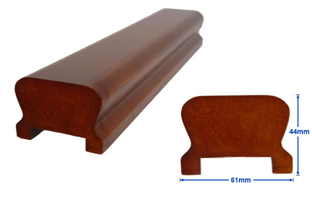 Low Profile Handrail From Uk Stair Parts, Wooden Stair Handrails Uk